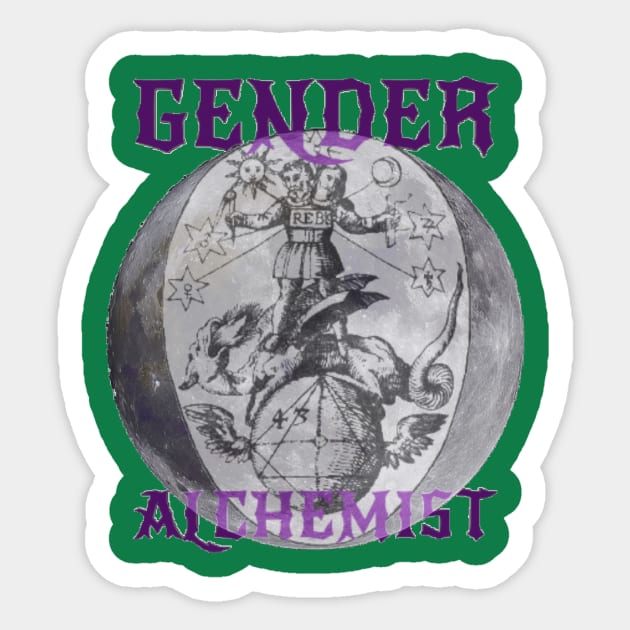 GENDER ALCHEMIST Sticker by Elvira Khan